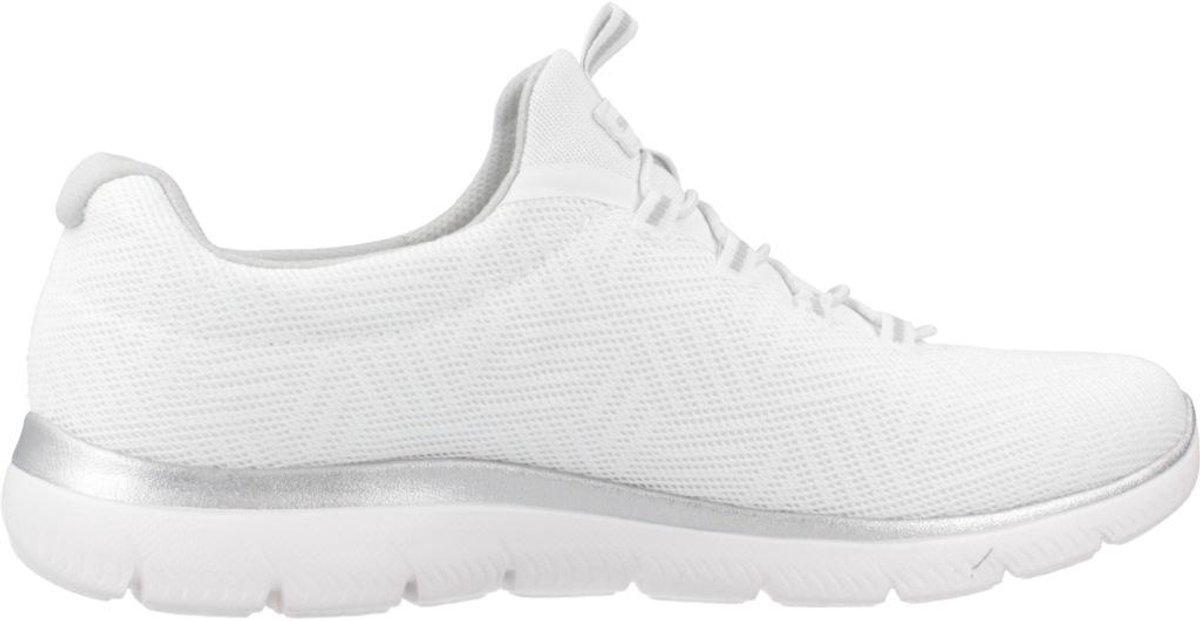Skechers Summits White Mesh / Silver / Gray Trim