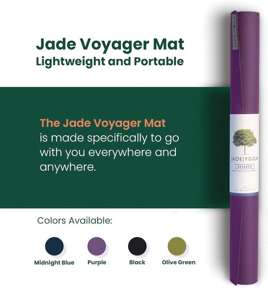 Opvouwbare Yogamat 1,6 mm - Duurzaam Natuurrubber voor Yoga en Reis — afbeelding 2