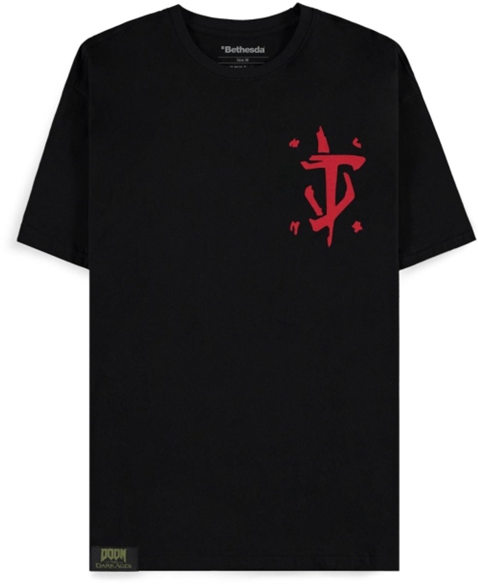 Doom Dark Age - Oversize Heren Oversized T-shirt - zwart - XL