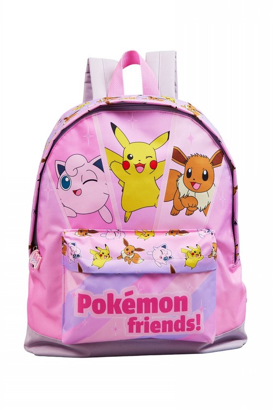 Pokémon rugzak meisjes roze mini Roxy schooltas Pikachu 39 cm.