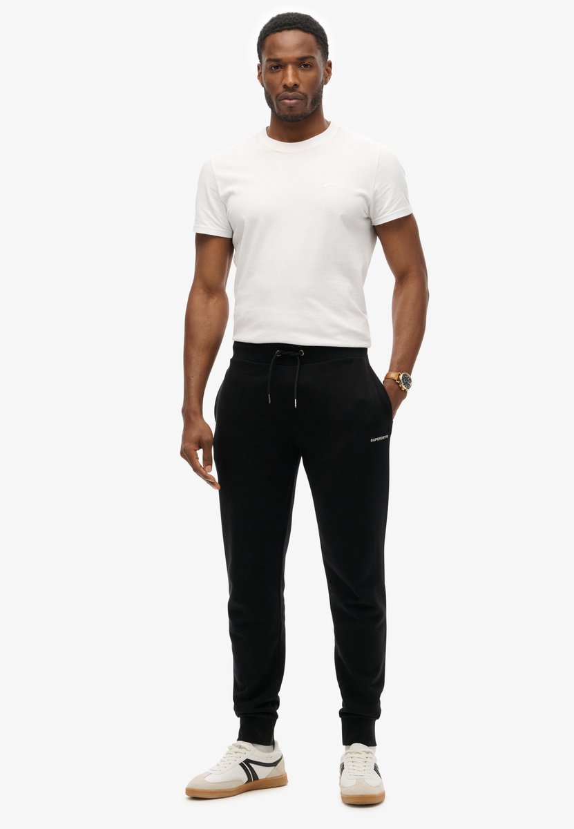Superdry Effen joggingbroek Heren Broeken Zwart