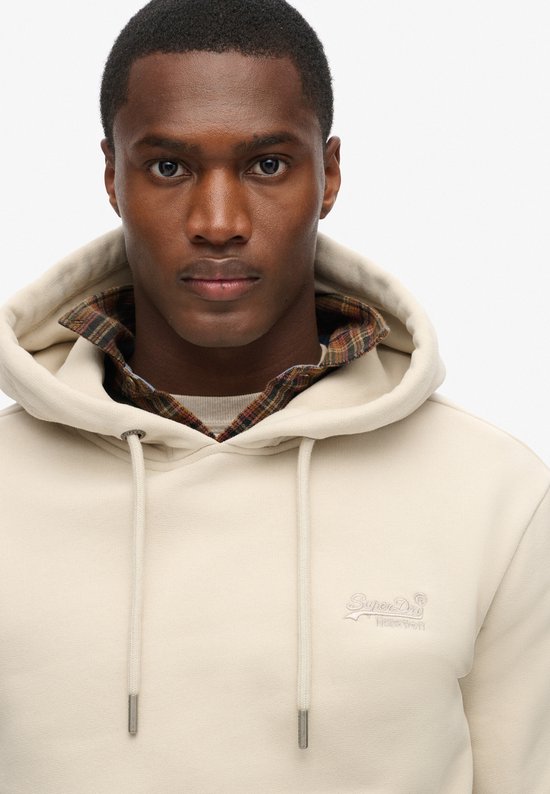 Bershka PRINTED BOXY FIT - Hoodie - grey/grijs