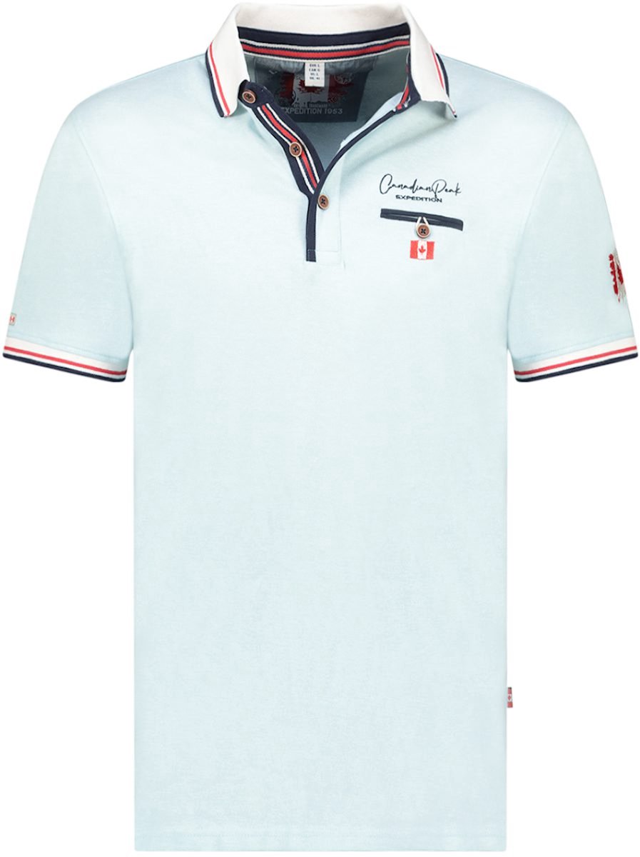 Canadian Peak Expedition Heren Polo Shirt Kblendeak Sky Blue - L