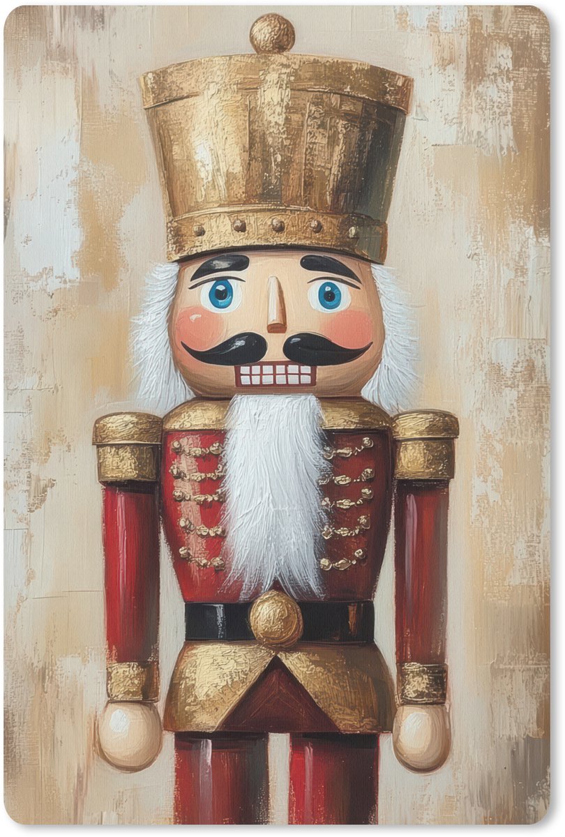 Muismat 18x27 cm - Mousepad Kerst - Poppetje - Abstract - Muismatten
