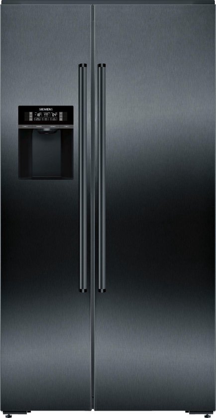 Siemens iQ700 KA92DHXFP amerikaanse koelkast Vrijstaand Zwart 540 l A++