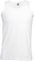 Paquet de 5 chemises-sous-vêtements de sport de poids léger Fruit of the Loom blanc taille S.