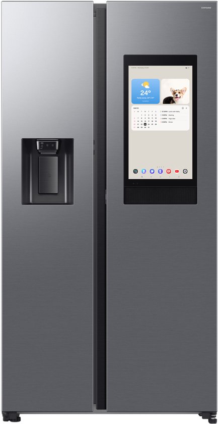 Samsung Series 9 RS90F67BET, Vrijstaand, Amerikaanse deur, Zwart, 2 deur(en), Premium Black Steel, 36/64