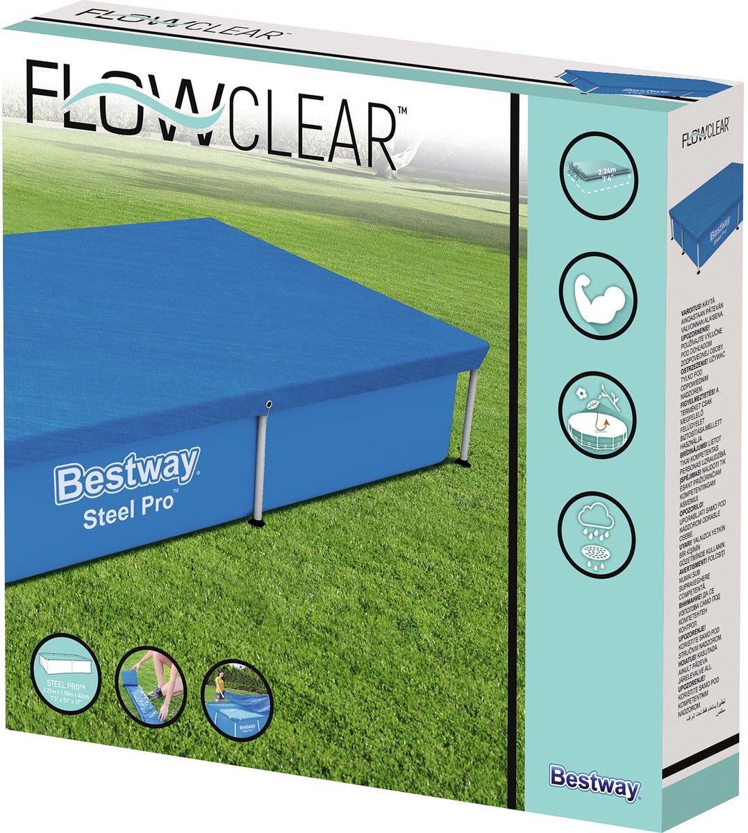 Bestway Zwembad Afdekzeil - 221 x 154 cm