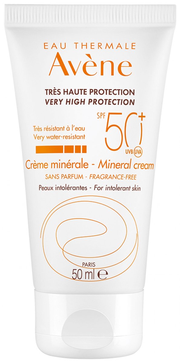 Goedkoopste Avène Sun Protection Mineral Cream 50 - Zonnebrand - 50 ml