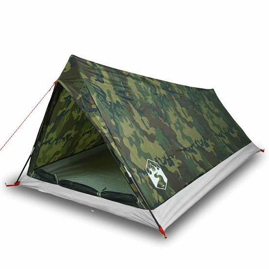 vidaXL - Tent - 2-persoons - waterdicht - camouflage