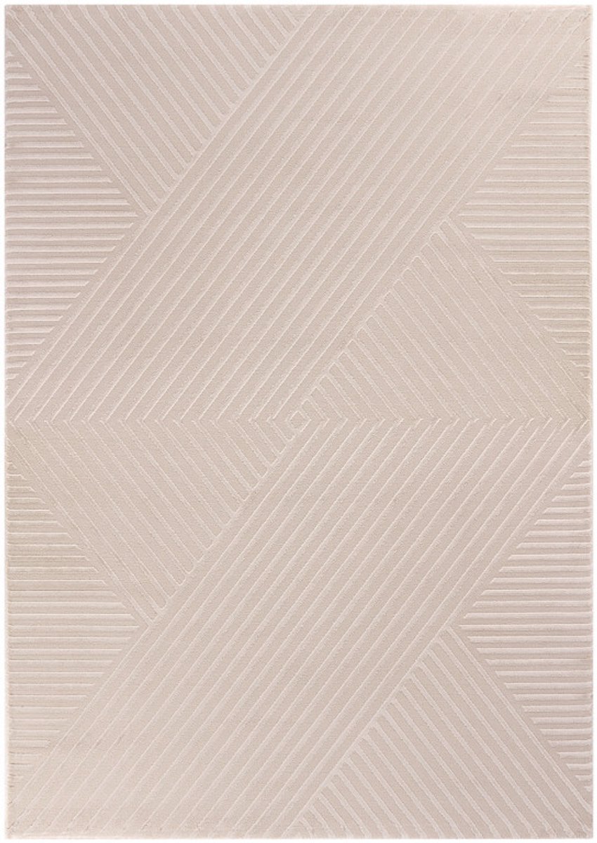 Ayyildiz Vloerkleed Sahara 3D Japandi Stijl 160 x 230 cm Beige