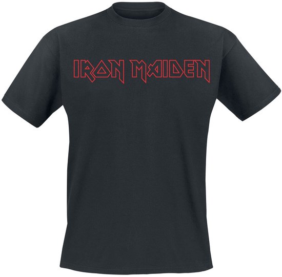 Iron Maiden Revised Logo Heren T-shirt - zwart - 5XL