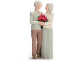 Ibenzoa® Liefdevolle Sculpturen voor Oudere Koppels als Uniek Cadeau voor Trouwdag en Huis