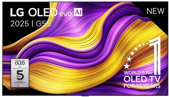 LG G5 OLED65G55LW - 65 inch - 4K OLED Evo Max - 2025