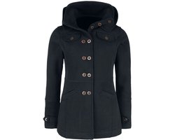 R.E.D. Rock-Engineered Design Zwart overgangsjack van sweatstof - Dames - L