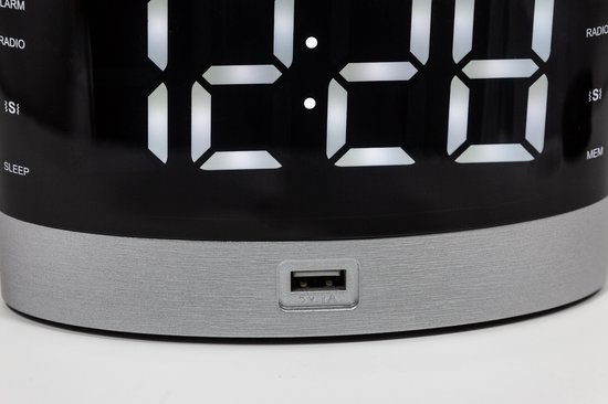Soundmaster UR580SW - Digitale wekkerradio met trilfunctie voor o.a. doven en slechthorenden