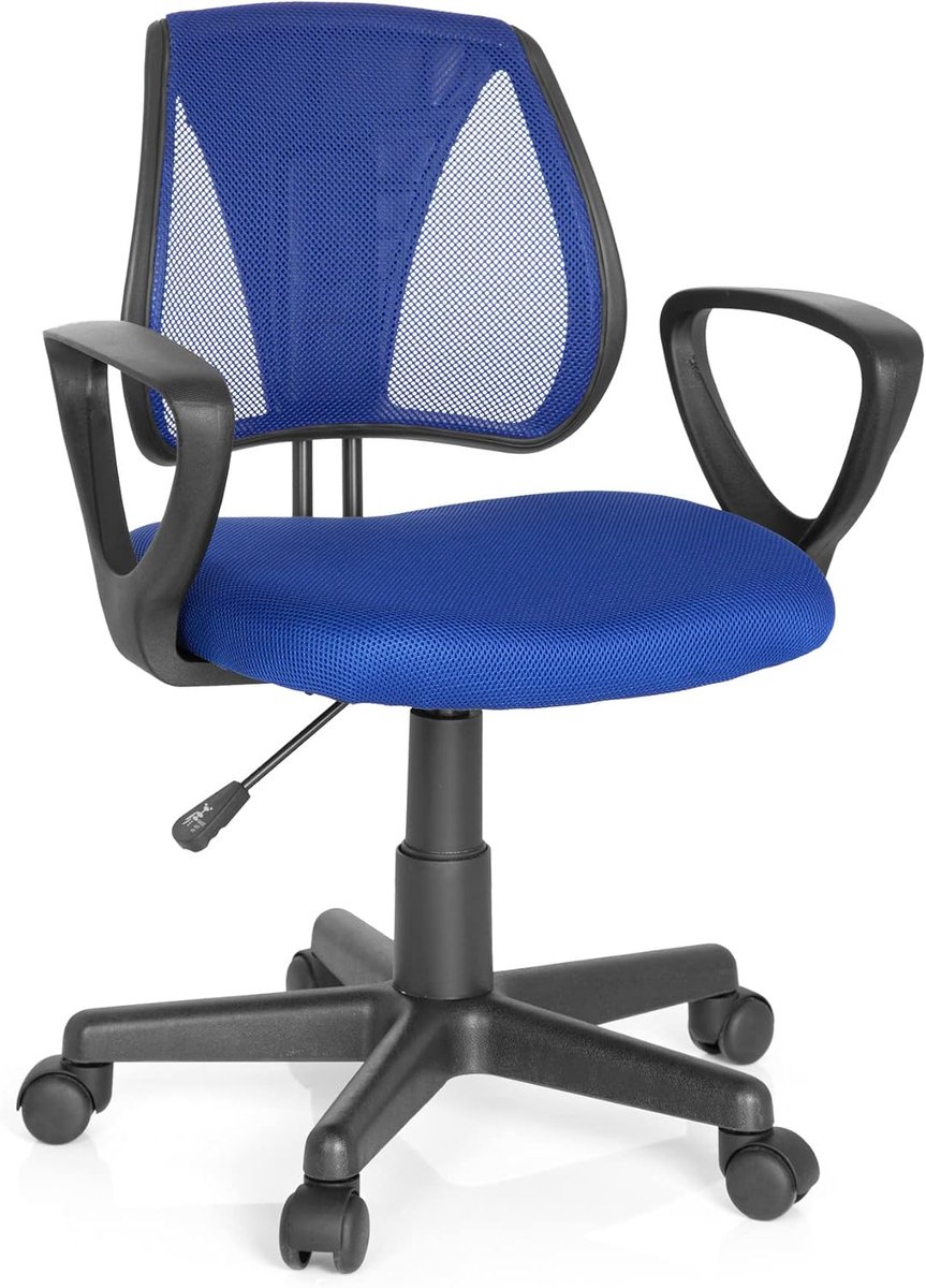 Ibenzoa Kinderwerktafel met Verstelbare Rug en Uitneembare Ondersteuning - Comfortabel en Functioneel blauw