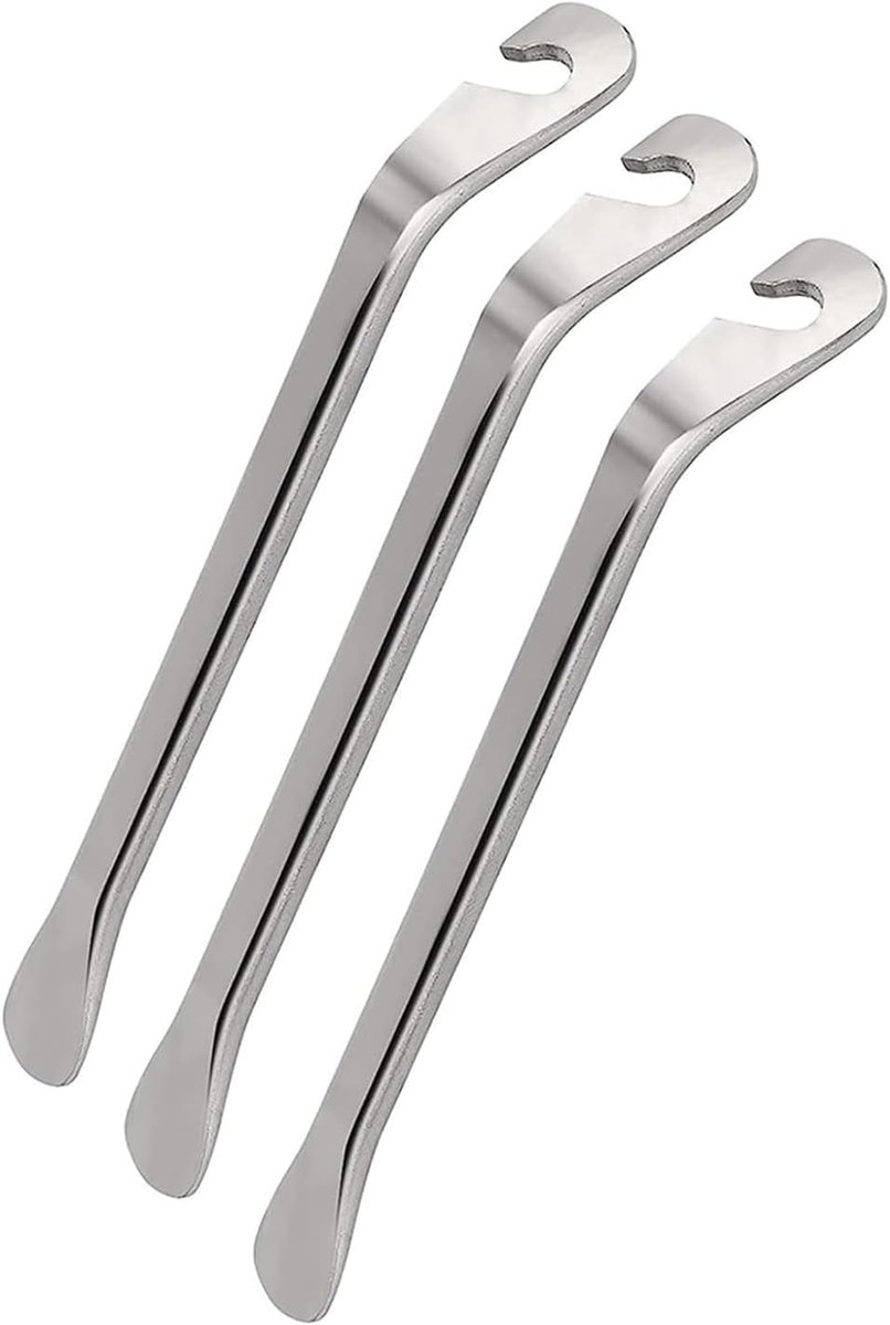 Ibenzoa® Complete Set voor Professionele Fietsbanden Reparatie en Vervanging – 4 Bandenlichters & Montagegereedschap