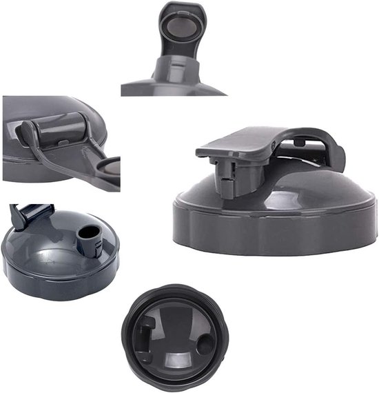 Blender Vervangbeker 24oz met Flip Top Deksels (2 Pack) van Merkloos — afbeelding 4