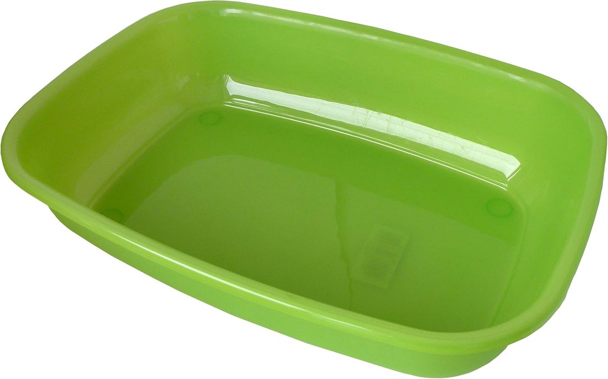 Ibenzoa® Robuuste en Veilig Kattenbak met Afgeronde Hoeken – 43 x 31 x 10 cm – Diverse Kleurvarianten