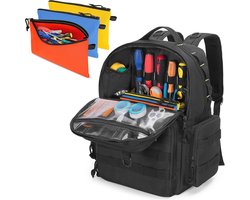 Gereedschapsrugzak met 3 zakken voor elektrisch gereedschap – Ideaal voor vakmensen en technici