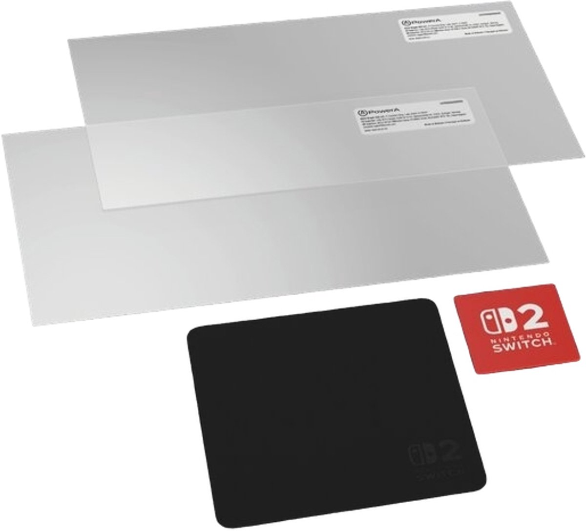 PowerA Screenprotector voor Nintendo Switch 2 - 2 stuks - Inclusief Installatiekit