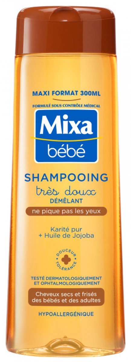 Mixa Bébé Zeer Milde Ontwarrende Shampoo 300 ml
