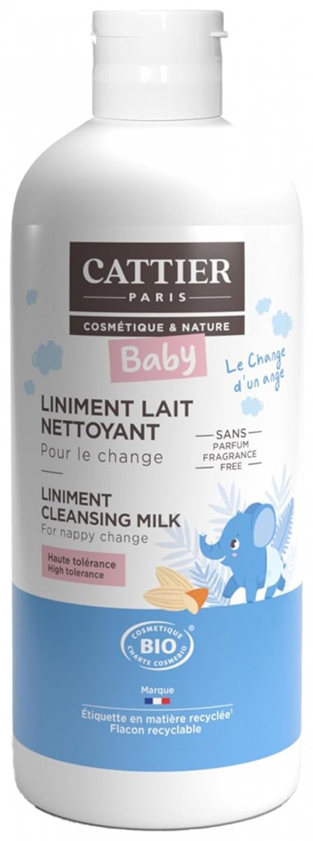 Cattier Baby Liniment Reinigingsmelk Biologisch 200 ml