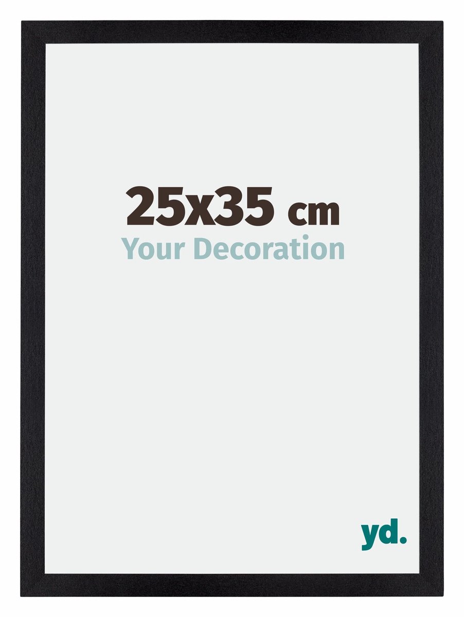 yd. Your Decoration - Fotolijst 25x35 cm - MDF - Zwart Mat - Mura