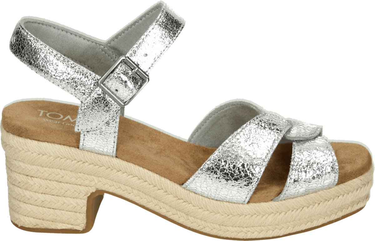 TOMS Shoes - ISLA - Sandalen met hakDames Sandalen - Kleur: Metallics - Maat: 39