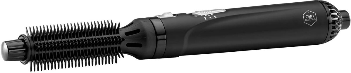 OBH Nordica Air Curler 250W Heteluchtborstel Warm Zwart 2,8 m