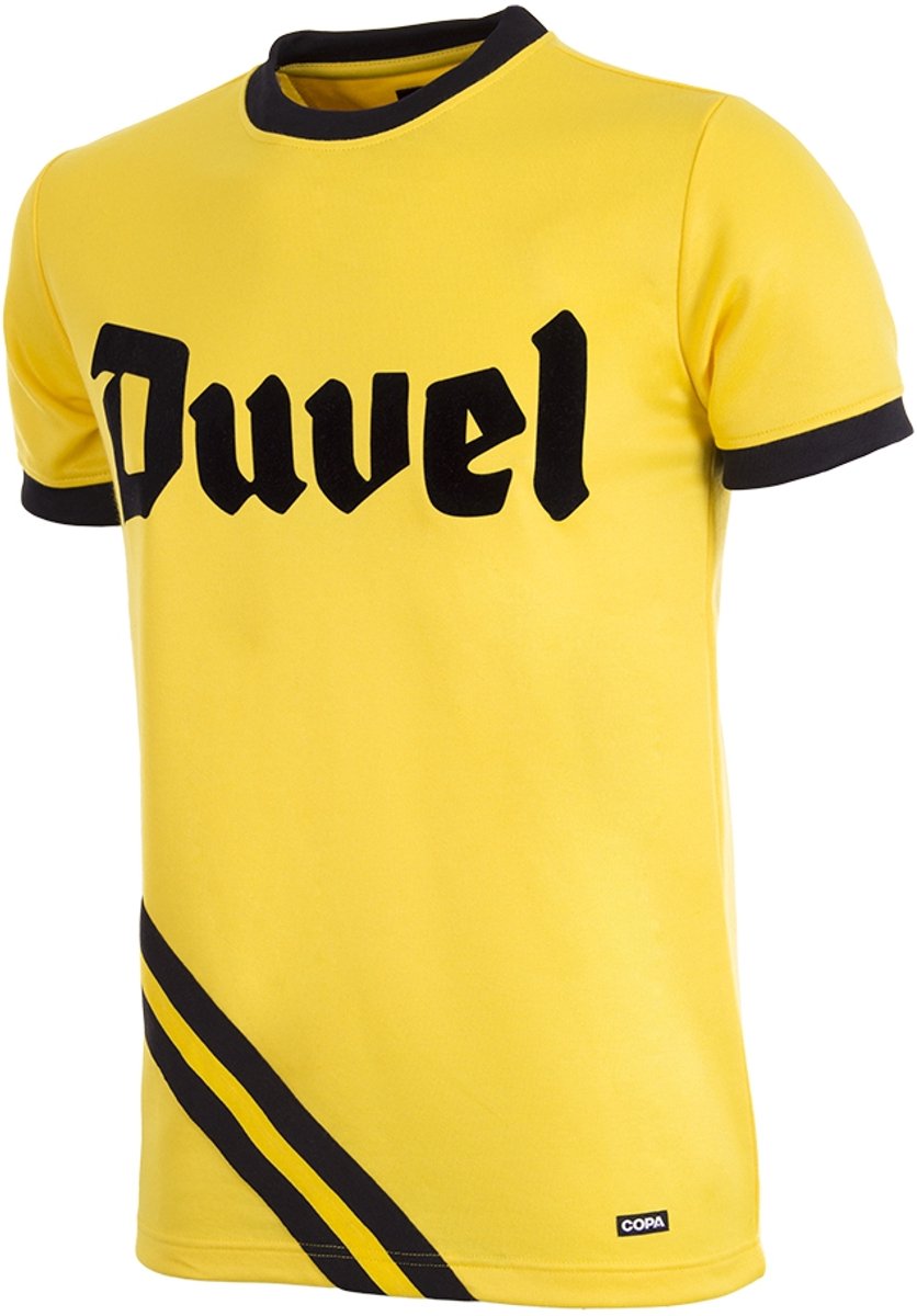 COPA - Berchem Sport 1982/83 Retro Voetbalshirt - Heren - Geel - XS