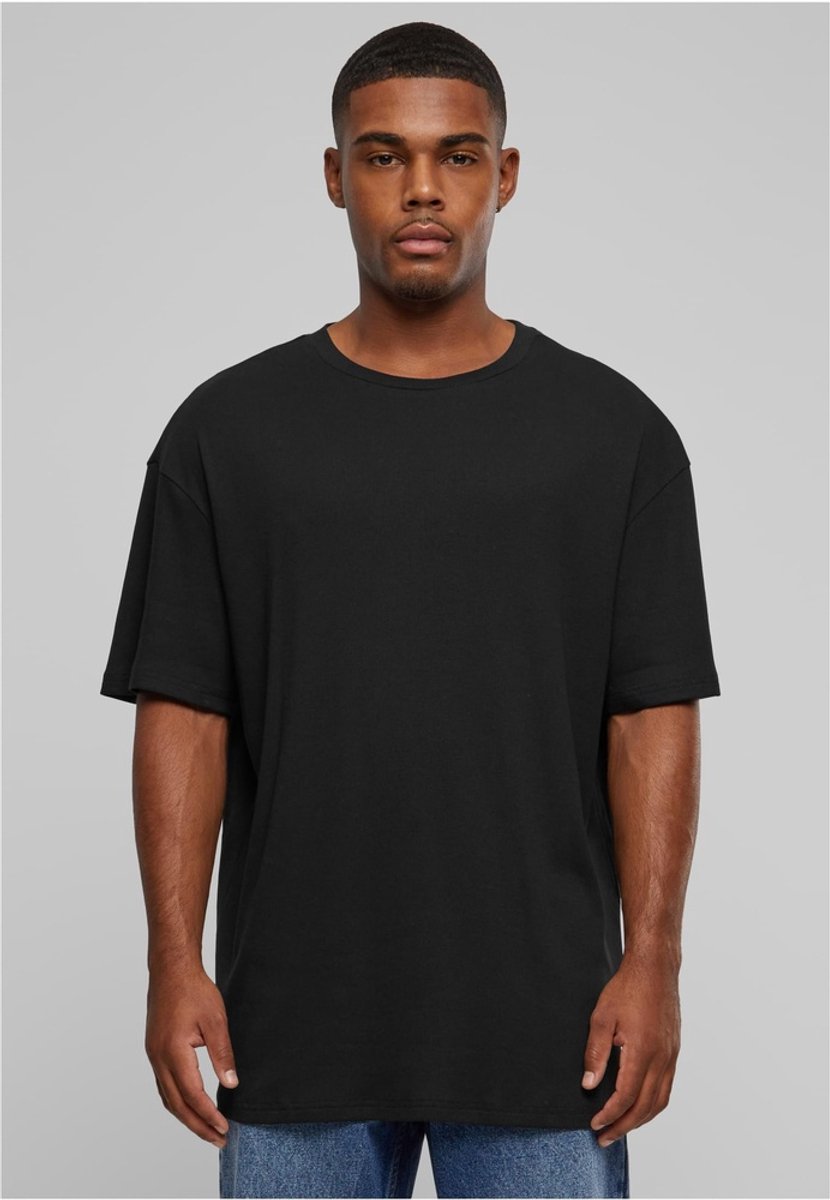 Urban Classics Organic Oversized Rib Heren T-shirt S Zwart