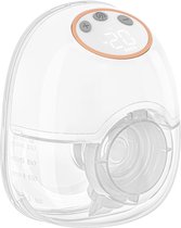 Elektrische Draadloze Borstkolf -4 Modes & 12 Levels -borstvoeding-Handsfree Breast Pump-Enkele borstkolf-Wit