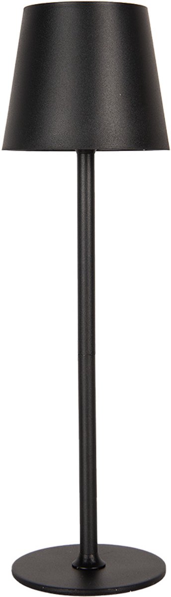 Gabriël Tafellamp Ø 11x36 cm Zwart Metaal