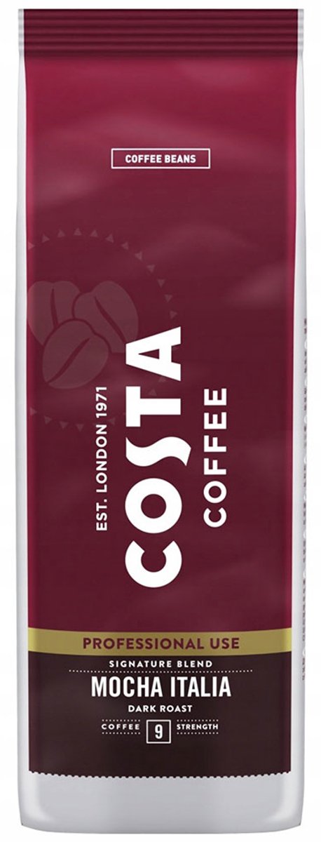 Costa Coffee Professional Mocha Italia Dark Roast - koffiebonen - 1 kilo