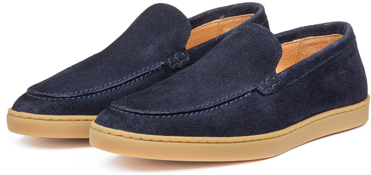 VANLIER - Heren Schoenen Lugano - Blauw - Maat 43