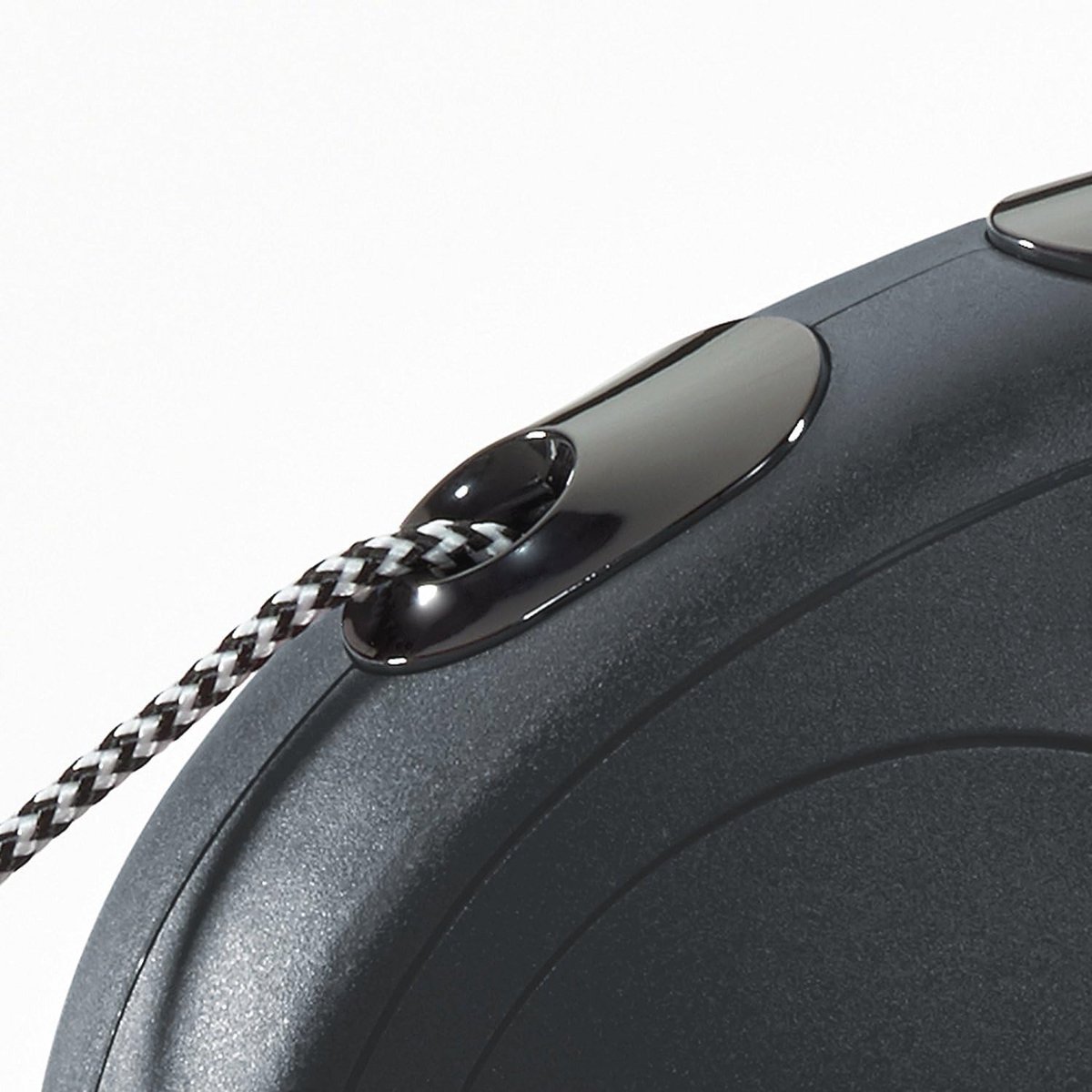 Moderne Ergonomische Hondenriem - Intrekbare Touw, Zwart, XS - 3m