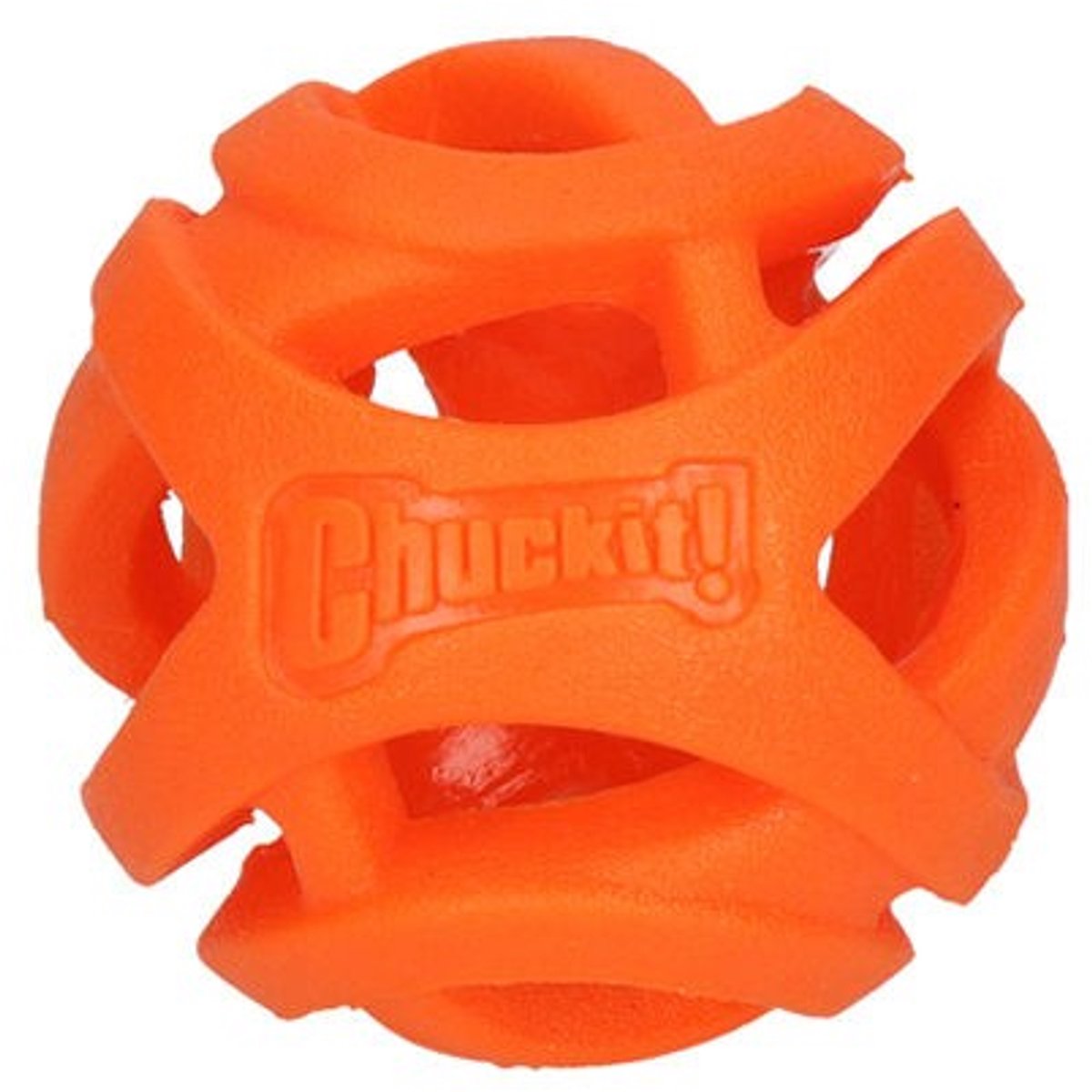 Bol.com Chuckit Breathe Right Fetch Ball - Hondenspeelgoed - Hondenbal - Drijvend - Extra large - Ø9 cm - Oranje - 1 Stuks aanbieding