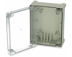 Fibox TPC 241911T Universele behuizing 240 x 191 x 107 Polycarbonaat Lichtgrijs 1 stuk(s)
