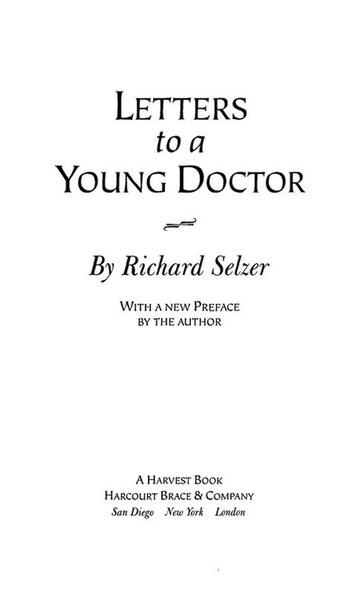Letters to a Young Doctor - cover