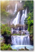 Thi lo su (tee lor su) - de grootste waterval in Thailand - 60x90 Poster Staand - Landschap
