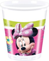 Disney Feestbekers Minnie Mouse 200 Ml Roze 8 Stuks