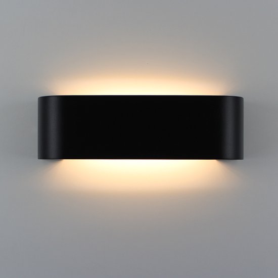 Buitenlamp - Wandlamp buiten - Badkamerlamp - Quinson - Zwart - IP54 -  Geïntegreerd... | bol.com