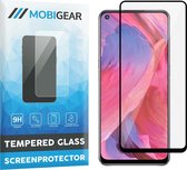 Mobigear Gehard Glas Ultra-Clear Screenprotector voor OPPO A74 5G - Zwart