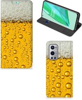 Flip Cover Valentijn Cadeautje hem OnePlus 9 Pro Telefoonhoesje Bier