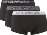 Emporio Armani 3-pack boxershorts trunk - zwart/zwart/zwart