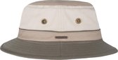 Hatland - UV Bucket hoed voor heren - Yelmer - Gebroken Wit - maat S (55CM)