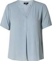 YESTA Henna Top - Grey Blue - maat 2(50)