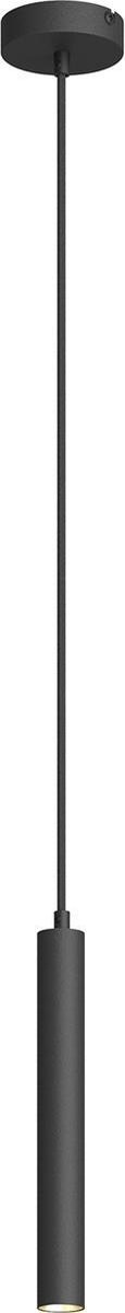 Arcchio - Hanglampen - 1licht - aluminium - H: 30 cm - zwart (RAL 9005) - Inclusief lichtbron